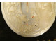 Mother-of-pearl medallion Nativity Virgin Mary crib Child Jesus son of gold 19th century