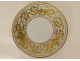Porcelain cup and saucer Paris Le Tallec with gilded arabesques and foliage, 20th century