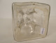 Dutch carafe hourglass blown glass mills boats ribbons 18th century