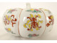 Pair of Chinese porcelain covered pots and pumpkins, Qianlong, 18th century