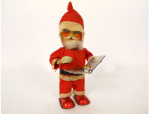 Mechanical toy automaton Santa Claus sheet metal Japan Japan Vintage 20th century