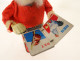 Mechanical toy automaton Santa Claus sheet metal Japan Japan Vintage 20th century