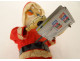 Mechanical toy automaton Santa Claus sheet metal Japan Japan Vintage 20th century