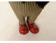 Mechanical toy automaton Santa Claus sheet metal Japan Japan Vintage 20th century
