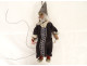 Set of 14 Czech rod puppets Devil King Queen Magician 19th century