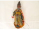 Set of 14 Czech rod puppets Devil King Queen Magician 19th century