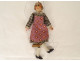 Set of 14 Czech rod puppets Devil King Queen Magician 19th century