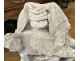 White stone sculpture Virgin of Piety Pieta Christ crucified 17th century