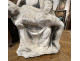 White stone sculpture Virgin of Piety Pieta Christ crucified 17th century