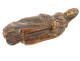 Small sculpture statuette Virgin and Child Jesus carved wood 18th century