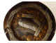 Small round reliquary box horn paperolle Saints Ste Victoire Agnus XIXth