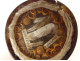 Small round reliquary box horn paperolle Saints Ste Victoire Agnus XIXth