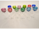12 Saint-Louis crystal liqueur glasses, Riesling model, 20th century