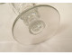 10 Baccarat cut crystal water glasses, Caton model, 19th century