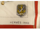 Hermès Paris Brigade Fusiliers Marins Nemours Vintage Silk Scarf