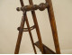 Large artist&#39;s easel, carved wood, Art Nouveau, late 19th century