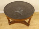 Pedestal table tripod mahogany black marble bronze columns 1st Empire 19th century