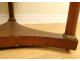 Pedestal table tripod mahogany black marble bronze columns 1st Empire 19th century