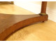 Pedestal table tripod mahogany black marble bronze columns 1st Empire 19th century