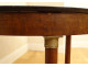 Pedestal table tripod mahogany black marble bronze columns 1st Empire 19th century