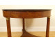 Pedestal table tripod mahogany black marble bronze columns 1st Empire 19th century