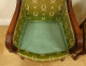 Pair of 1st Empire mahogany armchairs, 19th century seats
