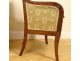 Pair of 1st Empire mahogany armchairs, 19th century seats