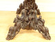 Large Indochinese gong, exotic wood, carved copper, Indochina, Vietnam, 20th century
