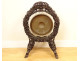 Large Indochinese gong, exotic wood, carved copper, Indochina, Vietnam, 20th century