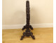 Large Indochinese gong, exotic wood, carved copper, Indochina, Vietnam, 20th century