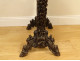 Large Indochinese gong, exotic wood, carved copper, Indochina, Vietnam, 20th century