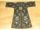 Chinese dress silk embroidery flowers birds phoenixes gourds China 20th century