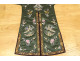 Chinese dress silk embroidery flowers birds phoenixes gourds China 20th century