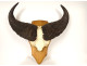 Hunting trophy massacre horns African buffalo Burkina Faso Ougarou 20th century
