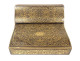Boulle marquetry writing desk in gilded brass and wood, Tahan Paris, Napoleon III, 19th century