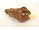 Antique pear switch for bedside table, turned wood, late 19th century, early 20th century