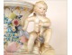 Cone Vase Porcelain Cherub Flowers of Paris Saxony 19th