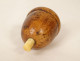 Antique pear switch for bedside table, turned wood, late 19th century, early 20th century