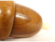 Antique pear switch for bedside table, turned wood, late 19th century, early 20th century