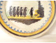 Nevers earthenware plate crowd characters revolutionary speaker 18th century
