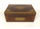 Small combination safe Th. Year Paris rosewood Napoleon III 19th century