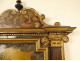 Oratory, polychrome wood prayer desk, Motte-Picquet family, Brittany, 18th century