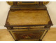 Oratory, polychrome wood prayer desk, Motte-Picquet family, Brittany, 18th century