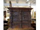 Flemish Renaissance oak cabinet with carved caryatid panels, Marquis, 16th century