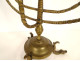 Jewish Candlestick Bronze 9 Branches Hanukkah Menorah Star 19th Century
