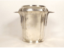 Gallia Maison Christofle Art Deco silver-plated champagne bucket, 20th century