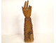 Reliquary arm carved wood Saint Nicholas amethyst early 19th century