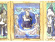 Limoges enamel triptych Assumption Virgin Mary angels St Peter king 19th century