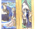 Limoges enamel triptych Assumption Virgin Mary angels St Peter king 19th century