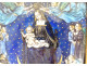 Limoges enamel triptych Assumption Virgin Mary angels St Peter king 19th century